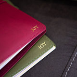 Refillable Notebook Folio - Saddle Brown