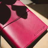 Refillable Notebook Folio - Saddle Brown